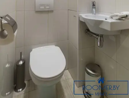 Квартира на сутки в Минске на улице Скрыганова, 4Д ванная