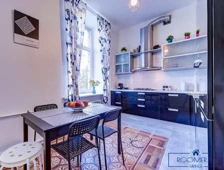 Квартира на сутки в Минске возле метро Институт Культуры кухня