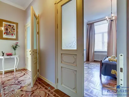 Квартира на сутки в Минске возле метро Институт Культуры спальня