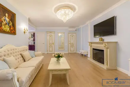 Квартира на сутки в Минске возле метро Немига гостиная